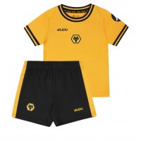 Camisa de Futebol Wolves Matheus Cunha #12 Equipamento Principal Infantil 2024-25 Manga Curta (+ Calças curtas)